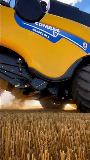 Barley Harvest in Action | Powerful Harvesting Machine Close-Up