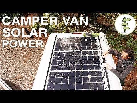 Van Life - Our Amazing Stealth Solar Power Set up! Off Grid Camper Van