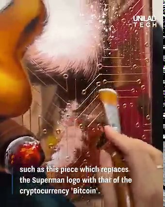 These gold foil pieces of art are stunning! 🎨🪙 | UNILAD Tech