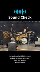 3.9K views · 5.7K reactions | Soundcheck at Colos-Saal. Touring year after year is a privilege. But working with great people like this for all these years? That’s a blessing. In this shot: Keith Carlock - and Paolo ‘Bilo’ Mariotto our agent and TM. PS Thank you Aschaffenburg!!! What an incredible night you gave us!!! #TheRoad #JazzLife #LovePlayingTheBass | Chris Minh Doky | Facebook