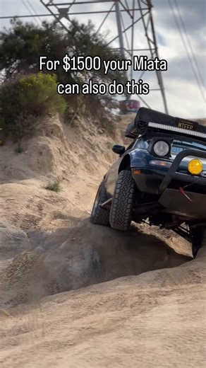 Jimmy Has No Garage on Instagram: "I sell this exact $1500 coilover setup (with subframe drop kit)on my website. If you want to lift a Miata go check it out﫡 If you don’t plan on lifting a Miata, share this to a purist to piss then off邏 #liftedmiata #offroadmiata #mx5 #miata #offroad #offroading #offroadadventure #safariallthethings #offroadlife #offroad #cleghorn #cleghornohv"