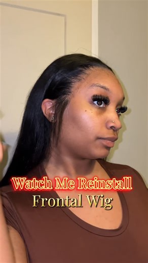 Detroit Makeup Artist & Content Creator on Instagram: "Watch Me Reinstall This Frontal Wig From @megalookhair 😍 • • • • • #wiginfluencer #wiginstalls #wigforbeginners #wiglife #wigtutorials #contentcreater"