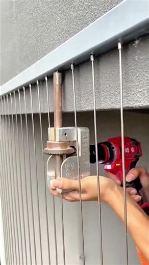 Installing Metal Wire Fence with Power Drill