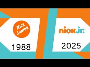Nick jr. Logo Evolution ( 1988 → 2025 )
