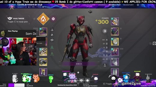 Raiding for❤️!Game2Give | 👀 up Guardian.... to the pinned message | First Front Page Event | !qotd !socials !gamehers #destinycreator