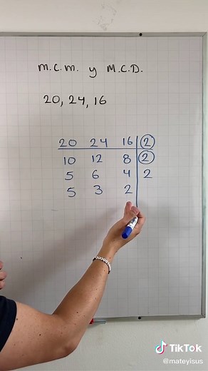 M.c.m. y M.C.D. #matemáticas #maths