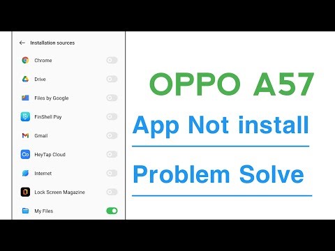 OPPO A57 App Not install Problem Solve