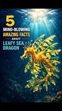 समुद्री घास या कोई अजूबा? 🌿 Leafy Sea Dragon Amazing Facts | Interesting Topics Videos