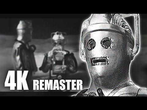 Doctor Who 1967 4K Remaster The Moonbase Cybermen | The Second Doctor Patrick Troughton Classic Who