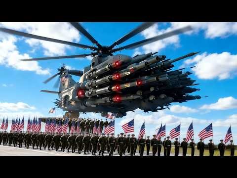 TODAY! The World's Deadliest US Helicopter Destroys 120 North Korean Military Vehicles - ARMA 3