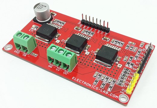 BLDC Motor and DC Brushed Motor Driver - Electronics-Lab