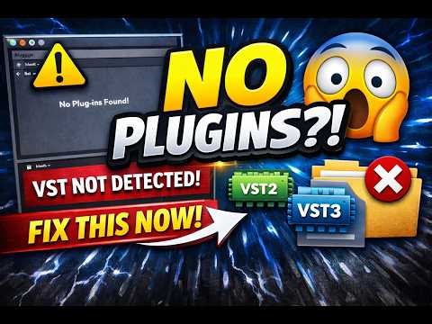 VST Plugins Not Showing? Fix It FAST (2026 Guide)