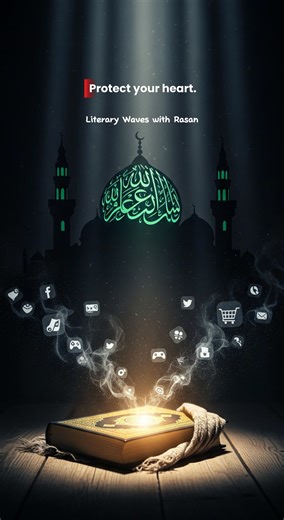 🌙 Guard Your Eyes, Guard Your Heart In Islam, looking at haram is not just a small mistake — it is the Zina of the eyes. It poisons the mind, destroys the heart, weakens imaan, affects salah, and distances us from Allah ﷻ. Shaytaan beautifies sin… but Allah gives strength to those who fight their desires. ✨ Protect your eyes. ✨ Protect your soul. ✨ Protect your relationship with Allah. May Allah protect us all from this fitnah. Ameen 🤲 — Islamic Waves with Rasan #IslamicReminder #IslamicWavesW