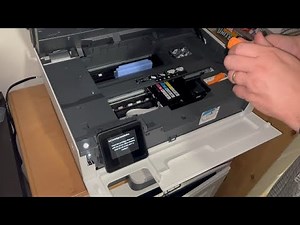 HP OfficeJet Pro 8139e - How to install the ink cartridges (review)