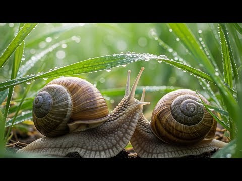The life of two snails in the wild