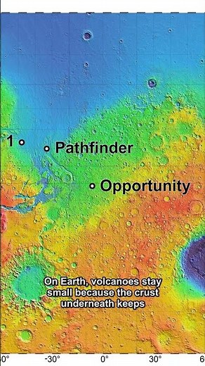 Mars' Volcano Is Too Big to Look Like a Mountain
