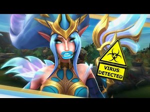 🚨 WARNING ⚠️ Your VAJANNA was infected by THE BLUE LIPS VIRUS... ☢️🟦