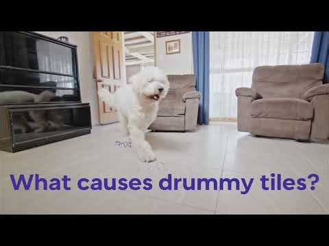 How pressure can cause hollow or loose tiles