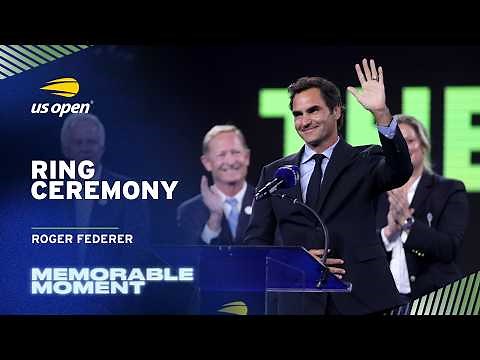 Roger Federer Ring Ceremony | 2026 US Open