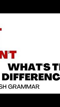 Do, don't, does, and doesn't What's the difference? Basic English Grammar 🤔 Easy Explanation