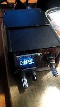 Forty-9er with AD9833 oscillator - 1st test