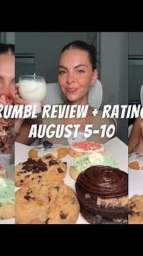 EATING CRUMBL COOKIES FOR BREAKFAST🤭 Review + Ratings ⭐️