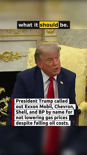 Trump BLASTS Oil Giants Over Gas Prices!