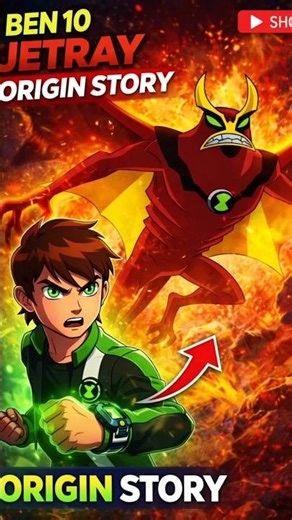 Jetray Origin Story ⚡🚀 | Ben 10 Fastest Alien Explained #Shorts