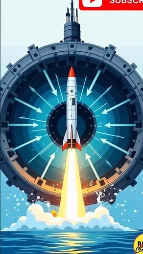 How Submarines Launch Missiles Underwater🌊🚀 |Incredible Naval Technology Explained#shortsfeed#shorts