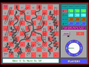 Designing Snakes and Ladders Game Using C Language