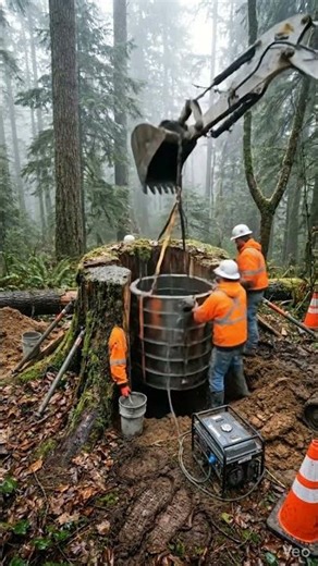 You’d Never Guess What’s Hidden Inside This Tree Stump
