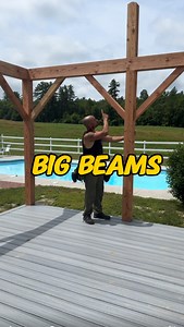 206K views · 23K reactions | Really enjoying this build so far. Using 6x8 Doug fir beams secured with 10” @k9fasteners 3/8” Huskie lag screws. Driving them in with the @dewalttough dcf860—208 ft-lbs of torque makes quick work of it. Staying cool in the sun with the @truewerk T1 pants. #remodel #construction #contractor #diy #carpenter | Cody Romer | Facebook