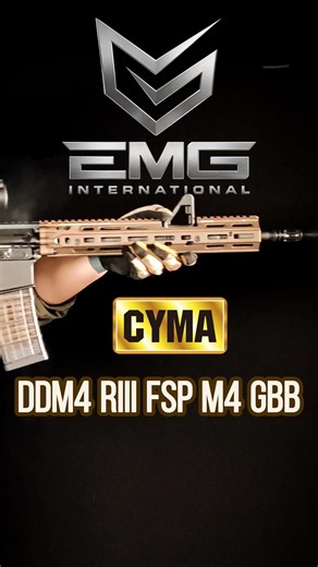 EMG Daniel Defense DDM4 RIII FSP M4 GBB Airsoft Rifle (CYMA CGS System)