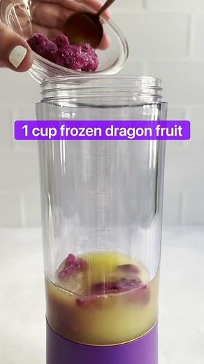 Dragon Fruit Sorbet BlendJet Recipe