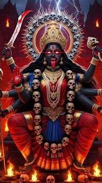 Mahakali . The Divine Power of Protection & Transformation #mahakal #mahakali #om #shiv #shortsfeed