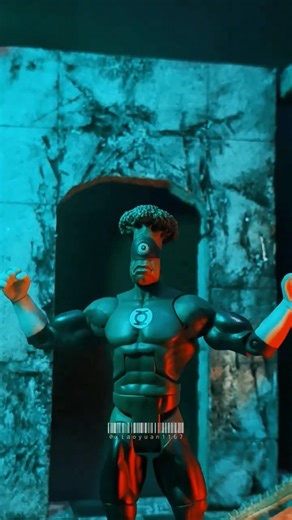 Green lantern vs Alien Xenomorph #stopmotion #diorama #toyphotography