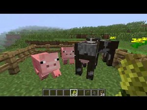 Tutorial Minecraft - "Cómo Reproducir Cerdos y Vacas en Minecraft"