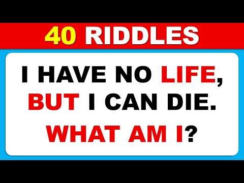 40 Challenging Riddles to Sharpen Your Mind | Only Geniuses Can Solve Them! #riddles 1