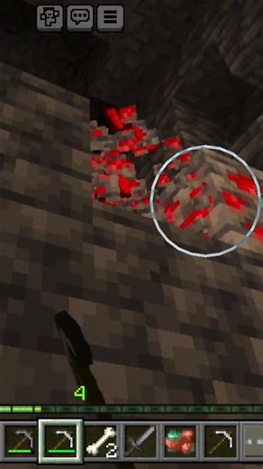 How to find Redstone DUST in minecraft #minecraft #games #gameplay #gaming #minecraft #shorts #loot