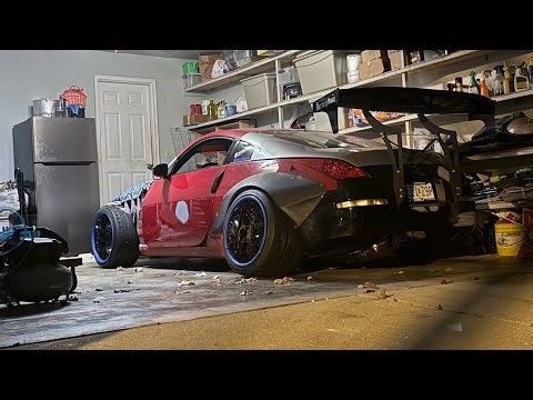 350Z Rocket Bunny Build | Rear Fender Install