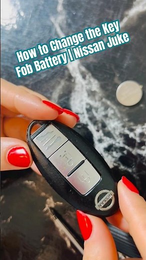 How to Change the Key Fob Battery | Nissan Juke #nissanjuke #jukekey #nissancarkey