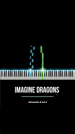 Imagine Dragons Believer Piano Tutorial / Full Tutorial on my Channel