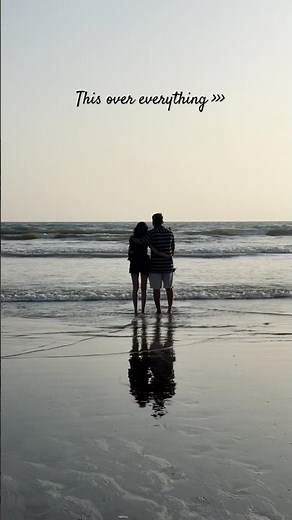 The Ocean, The Sunset & My Favorite Person ❤️🌊 #beach #couple #beachvibes