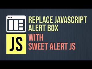 Replace JavaScript Alert Box with Sweet Alert JS Dialogs