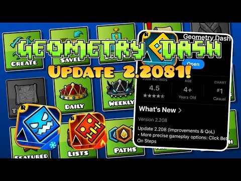 Geometry Dash 2.2081 on mobile is Out! And GD World, Lite, Subzero AND Meltdown Got Updated!