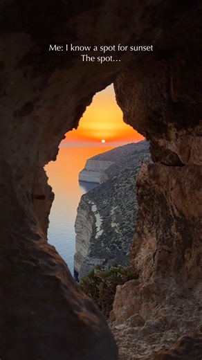 6.6K views · 236 reactions |  Some of the most beautiful sunsets can be seen in Malta Thanks instagram.com/lara.goes.exploring for her video. #łovemalta #malta #visitmalta #dinglicliffs #sunsets | LoveMalta | Facebook