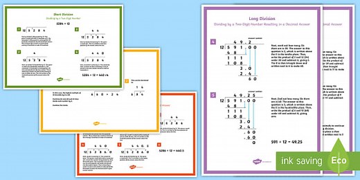 Division Method - Display Posters