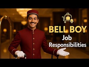 Bell Boy Job responsibilities || Waiter And Waitress Job || Hospitality Job || Baggage Handler Job