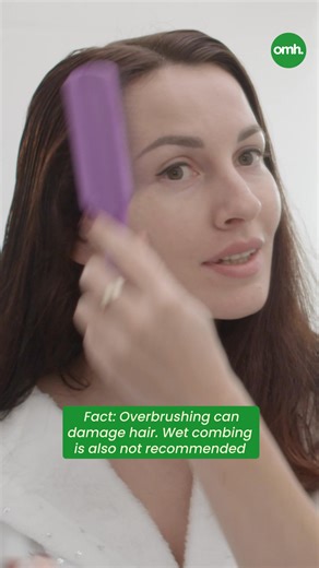 2.8K views | Brushing Your Hair 100 Times a Day Makes It Healthier – Myth or Fact #Brushing #health #onlymyhealth | Onlymyhealth | Facebook