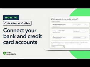 How to connect your bank & credit card accounts to QuickBooks Online